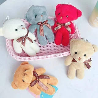 Kit 12 uns Chaveiro Com Pingente De Urso Ttedy De Pelúcia 12cm envia cor aleatorio em Oferta na Shopee