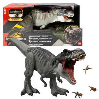 Dinossauro Super Colossal T-rex Jurassic World Rebirth JGB52 - Mattel