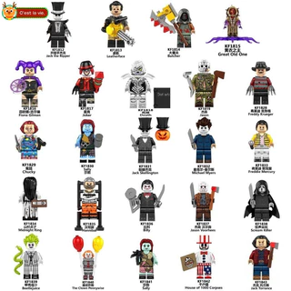 Bonecos De Halloween Horror Minifigura Brinquedos Para Presente De Aniversário