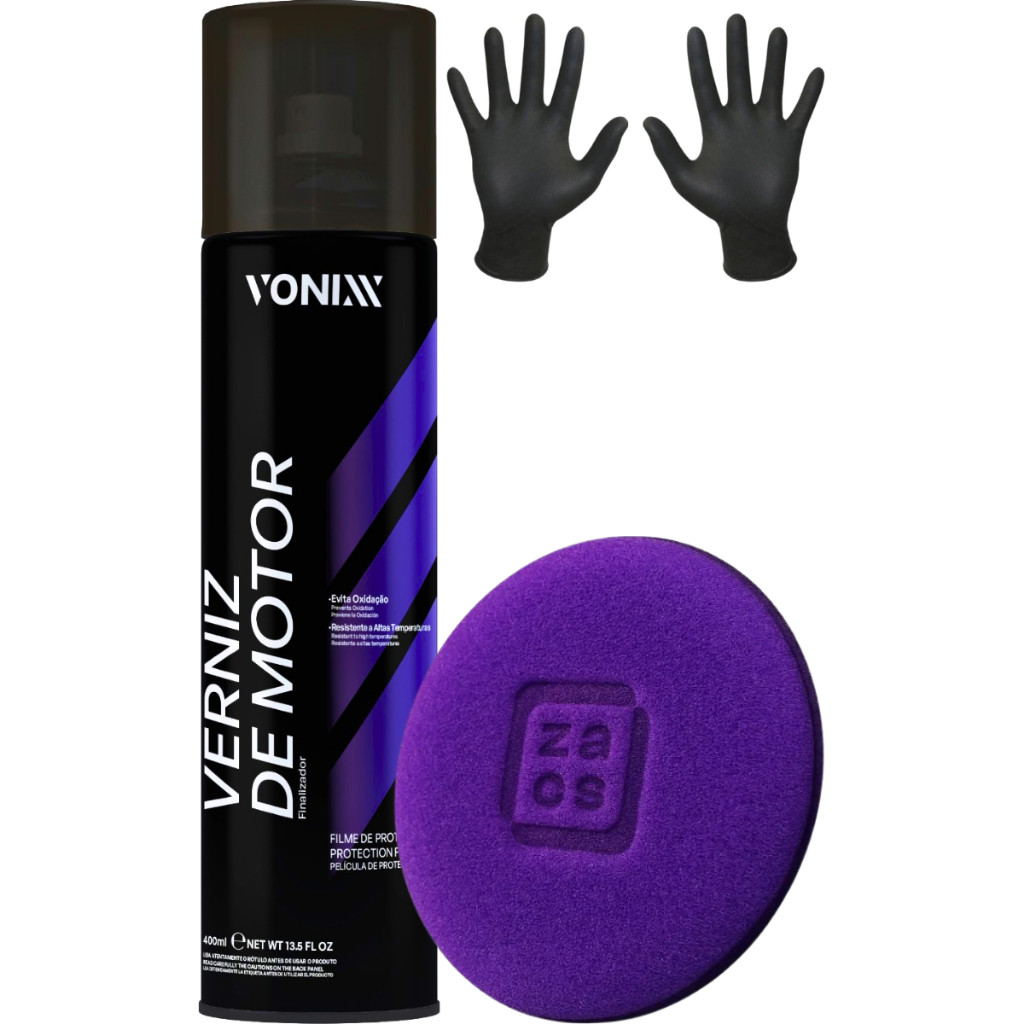 Verniz de Motor Spray 400ml Renova Motores Vonixx | Shopee Brasil