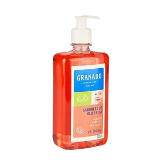 Sabonete Líquido Granado | Glicerina Bebê Calêndula 500ml em Oferta na Shopee