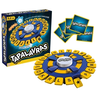 Jogo de Tabuleiro Tapalavras Que Trava Letras Multikids