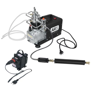 Compressor Portátil Elétrico AR15 Sport p/ Carabina PCP 300Bar + Transformador