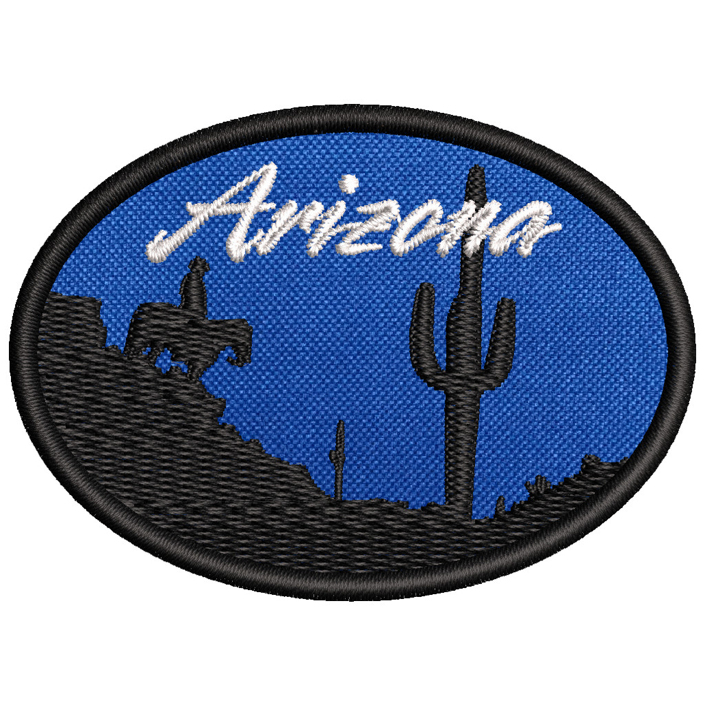 Patch Bordado Banda Arizona 7x5cm | Shopee Brasil