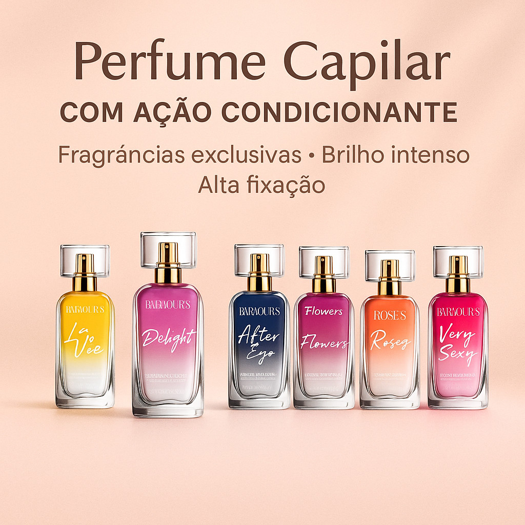 Perfume de Cabelo Barbours Beauty Diversas Fragrâncias 50 ML | Shopee ...