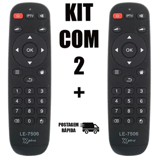 Kit com 2 controle remoto 7506 v2/v3 9163