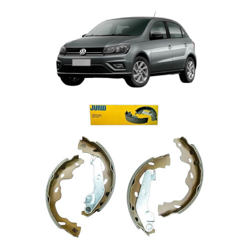 Sapata Lona De Freio Volkswagen Gol 1.0 1.6 G6 E G7 - 2014 A 2021 ...
