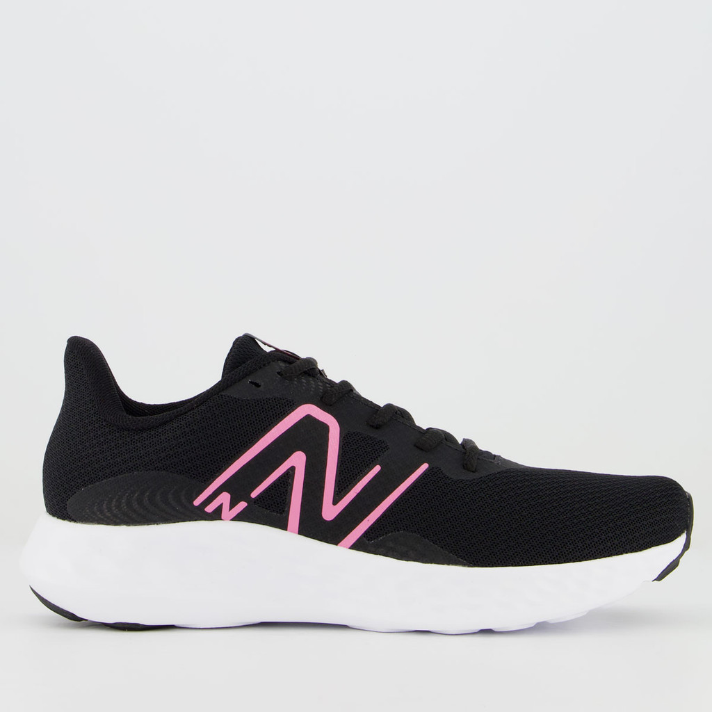 Tênis New Balance 411V3 da Mulher preto e rosa | Shopee Brasil