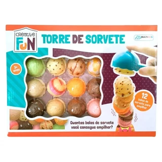 Creative Fun Torre de Sorvete Multikids BR645 em Oferta na Shopee
