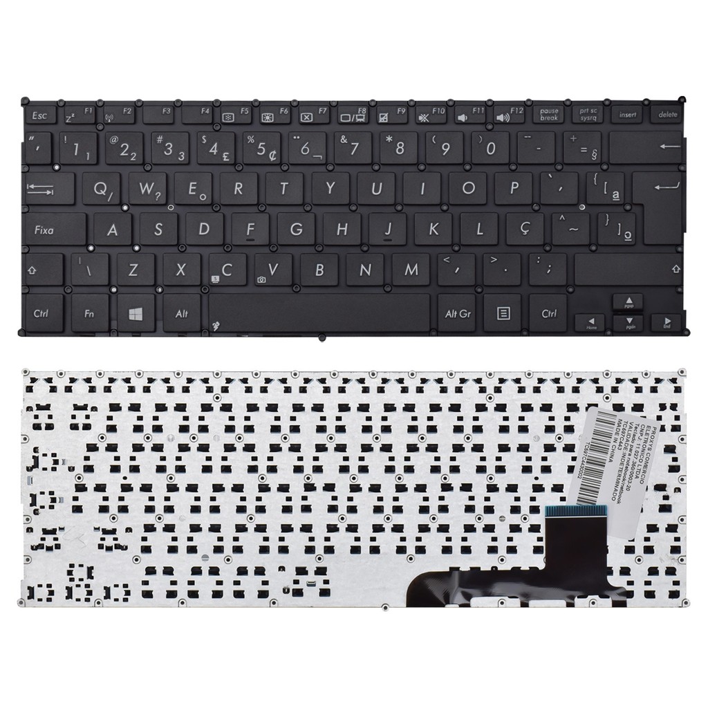 Teclado para Notebook Asus S200E-CT182H | Preto ABNT2 | Shopee Brasil