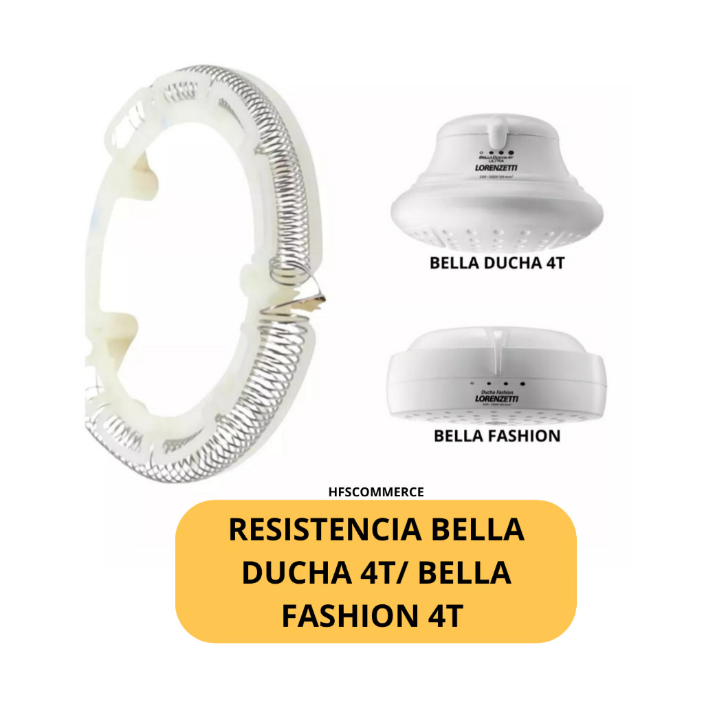 Resistência lorenzetti Compatível Bella Ducha 4T / D.Fashion 4t / Ultra 4T –220V 6800W