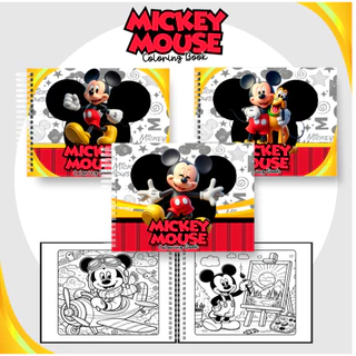 Livro de Colorir Mickey Estilo Bobeie Goods 30 Folhas 120g Pronta Entrega em Oferta na Shopee