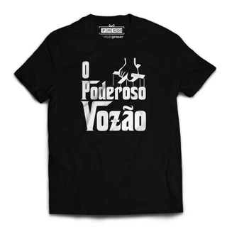 Camiseta Masculina "Poderoso Vozão" Chefão Presente Dia Dos Pais Avô Vô Dia dos Avos