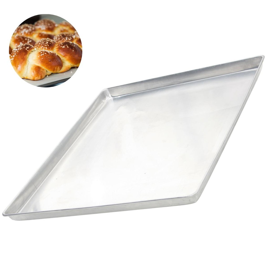 Kit 5 Assadeiras De Alumínio Para Pão Doce 58x70 Lisa Imeca