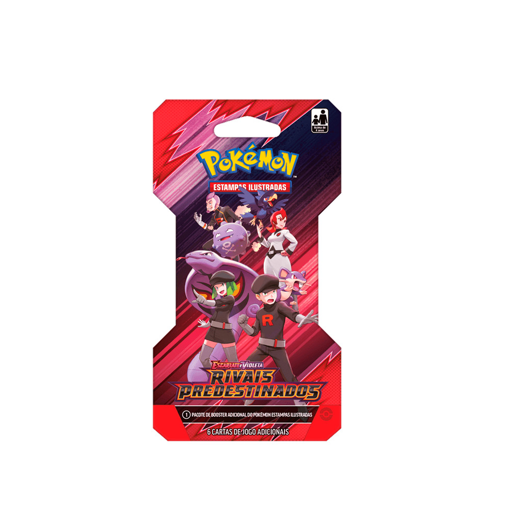 Pacote de Booster Pokémon: Escarlate e Violeta - Rivais Predestinados ...