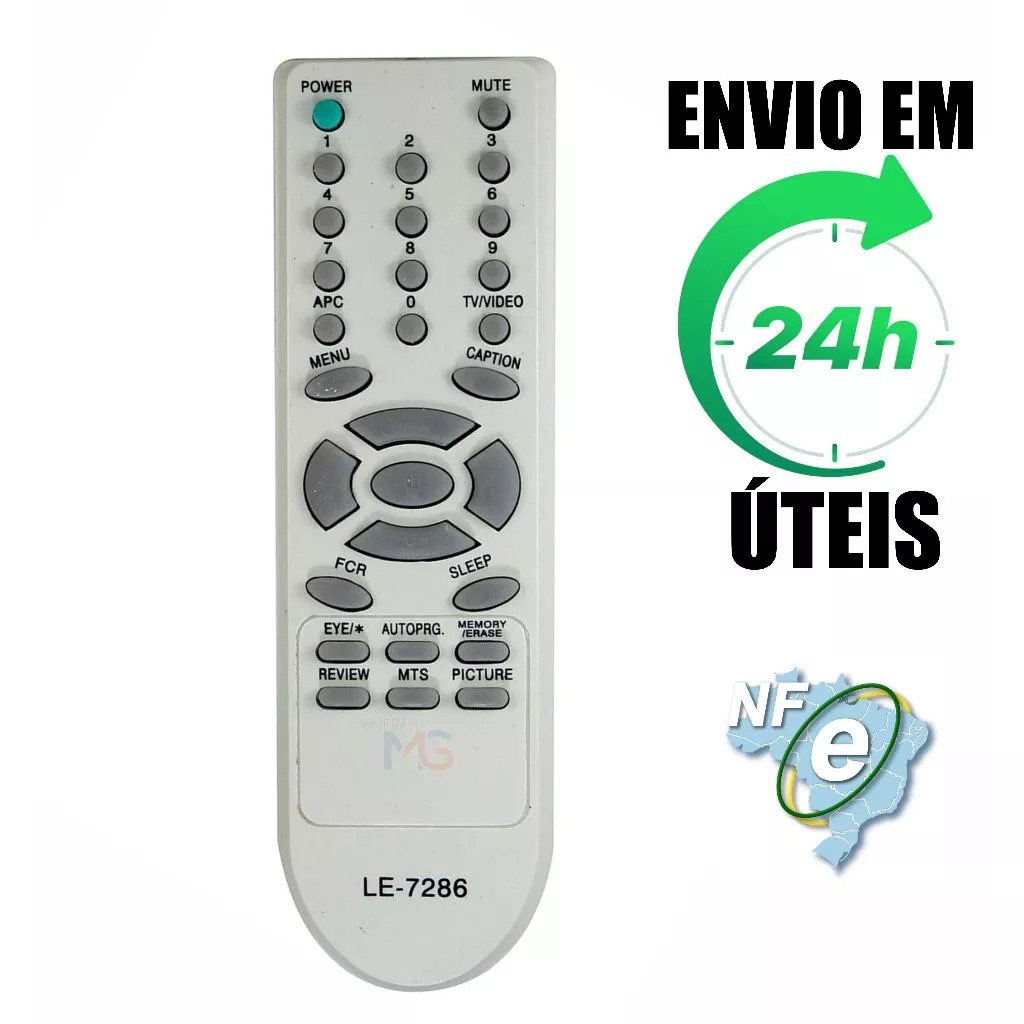 Controle Remoto TV LG Tubo LG 6710V00090H