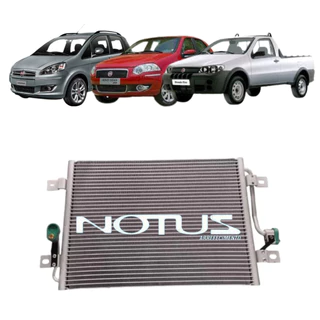 Condensador Notus Fiat Idea Palio Siena Strada 1996 a 2010