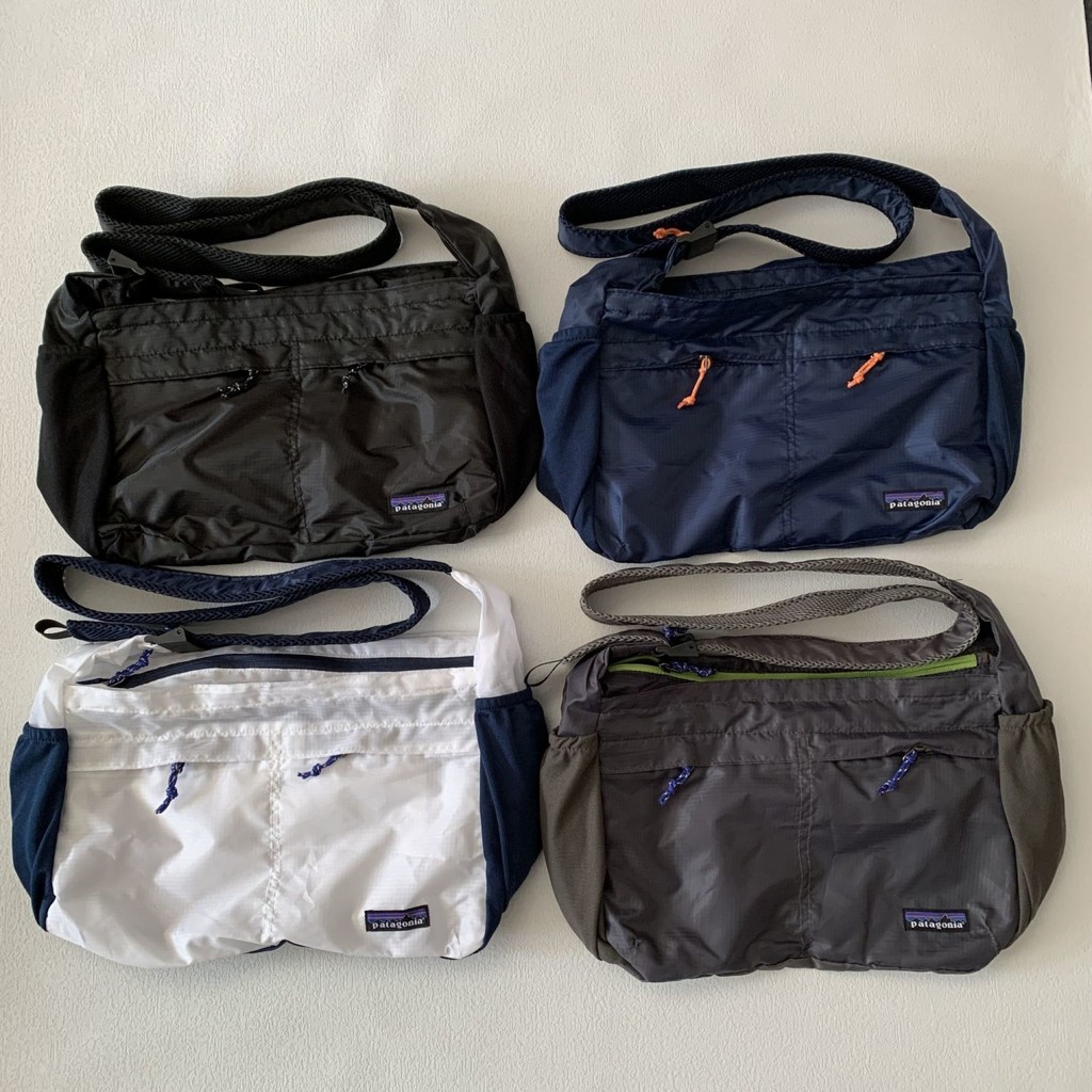 Patagonia Messenger Bag Bolsa de ombro masculina com zíper Bolsa