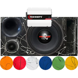 CAIXA TRIO DUTO RÉGUA MÉDIO GRAVE HARD POWER HP 750 COMPET CORES MÓDULO TARAMPS em Oferta na Shopee
