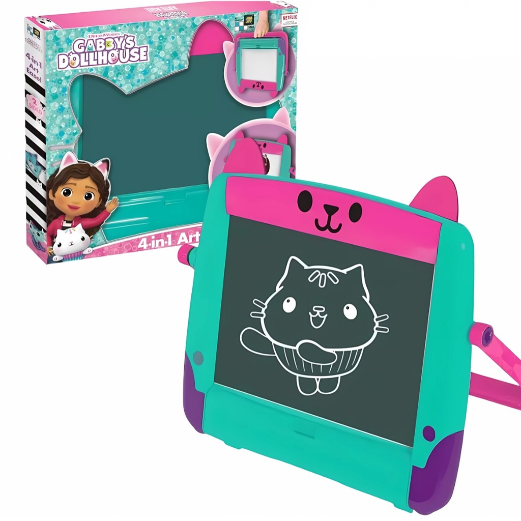 Lousa De Desenho Quadro 4 Em 1 Gabbys Dollhouse F01396 Fun | Shopee Brasil