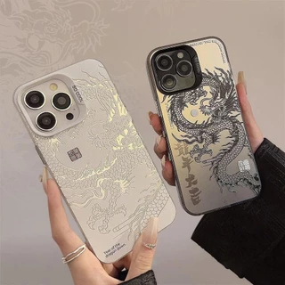 Anti-impacto Capinha capa Fosco choque dragão para Redmi 12 11 9 1 Poco X3 5 C65 Note 8 9 A C s pro lite