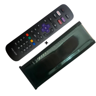 Kit Controle Remoto Roku Compatível Tv AOC Smart/Led ou Philco e Botão Apple TV Com Capinha