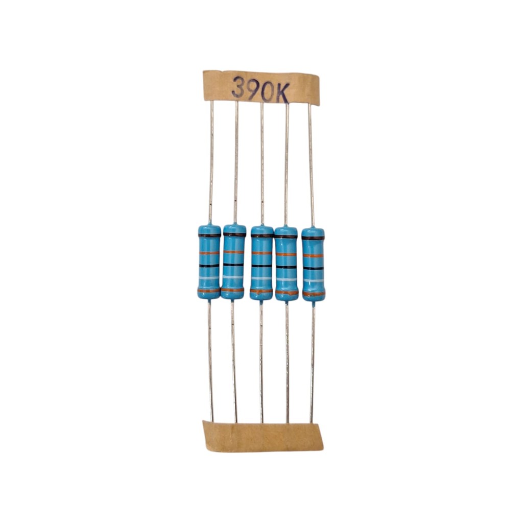 KIT 05 RESISTOR DE PRECISÃO 390K 1% 2W | Shopee Brasil