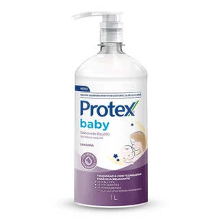 Sabonete Líquido para Bebês Protex Baby Lavanda 1L Garrafa em Oferta na Shopee