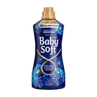 Amaciante Baby Soft Concentrado Carinho Azul 1,5 Litro - Embalagem com 6 Unidades em Oferta na Shopee