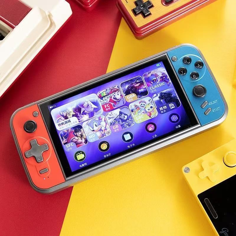 Console Mini Vídeo Game Portátil 10 Mil Jogos Retrô Tela Grande 7.5 Polegadas