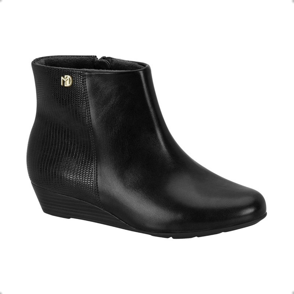 Bota Feminina Modare Ultraconforto Ortopedica Cano Curto 7076.100 ...