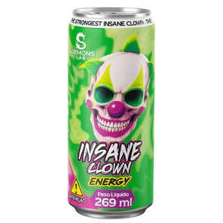 Pré Treino Insane Clown Energy Lata 269ml Demons Lab Frutas Vermelhas