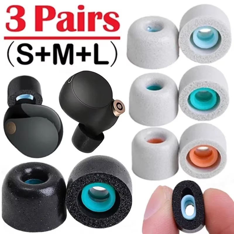 3 Pares De Pontas De Ouvido De Substituição De Fone XS/S/M/L Para Sony WF-1000XM5-Tampões Substituíveis Universais-Earti