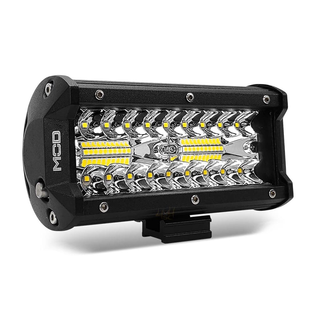 Barra LED Mod LEDs 120W 6500K Lente 8D Farol Milha Auxiliar Foco Spot e ...