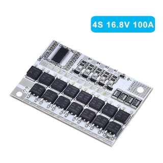 Placa de Proteção BMS 4S 100A 16,8V Bateria 18650