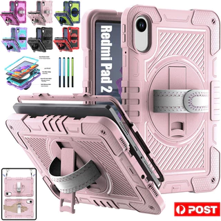 Para Xiaomi Redmi Pad 2 (11 Polegadas) 2025 Armadura Infantil Robusta 360 ° Capa Giratória À Prova De Choque + Alça