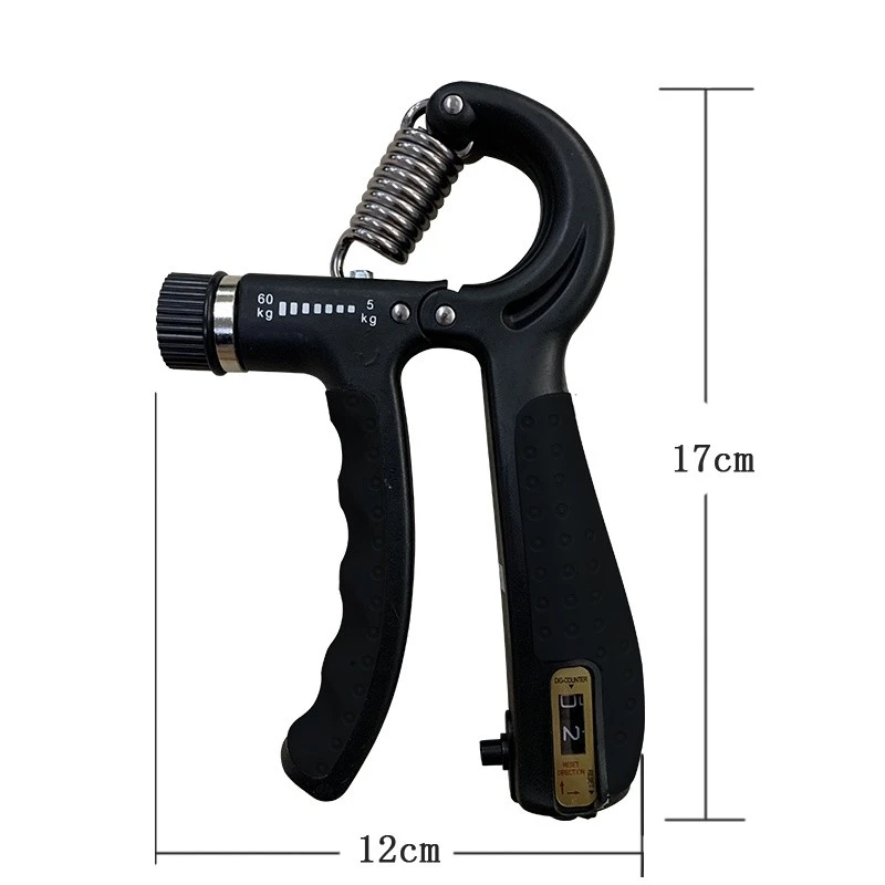 Aderência de mão Hand grip 5-60KG Exercite a força do antebraço e dos dedos