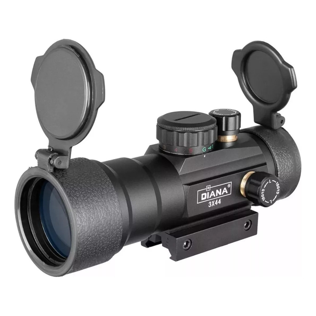 Red Dot Diana 3x44 Mira Carabina Pressão Airsoft Pain | Shopee Brasil