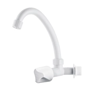 Torneira Parede Bica Móvel Branca Herc em Oferta na Shopee