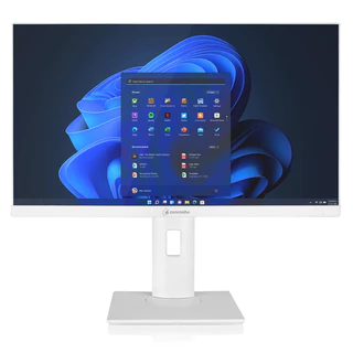 Computador All In One Concórdia Core i5 12400 8GB DDR4 SSD 120GB 23.8'' Full HD Webcam WiFi FreeDos Branco em Oferta na Shopee