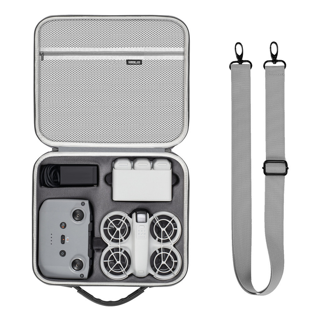 Estojo Para Armazenamento De Drones E Acessórios Dji Neo Com Alça De Ombro Para Uso Transversal