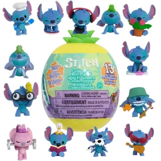 Capsula Abacaxi Com Mini Figura Stitch Surpresa 4570 Sunny