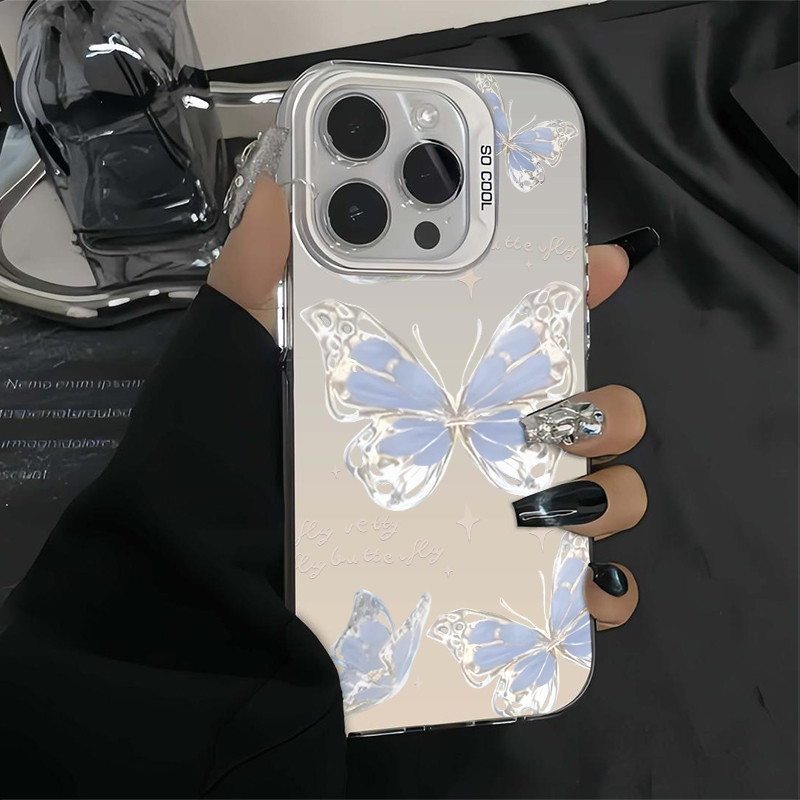 Custodia Marmorizzata Personalizzata Con Nome Per IPhone 12/Xr/11/Pro/SE - Beige