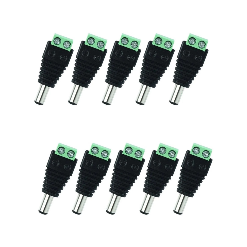 Pacote Kit 10 unidades Conector Plug P4 Macho com Borne FCA | Shopee Brasil