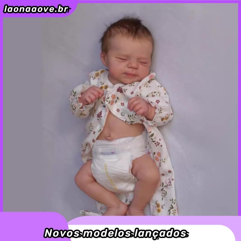 Boneca bebe reborn realista nenem real baby realista riborn bonequinha de verdade com acessorios