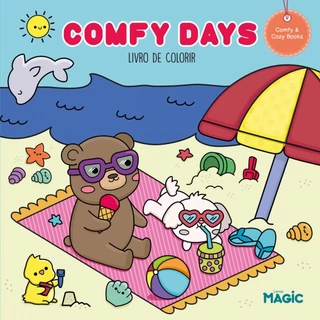 Livro De Colorir Tik Tok 24 Desenhos Comfy Days Folha 150 Gm² em Oferta na Shopee