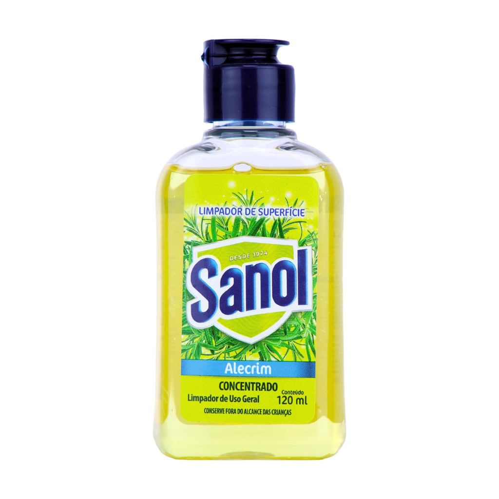 Limpador de Superfície Sanol - Alecrim 120 ml