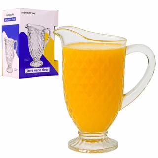 Jarra de Vidro Para Suco Verre Clear 1,2 Litros 4810 - Mimo Style