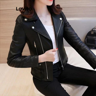 Lovito Jaqueta Casual Corta-Vento/Jaqueta Impermeável Com Botão Com Zíper Para Mulheres LNL62260 em Promoção na Shopee Lovito Jaqueta Casual Corta-Vento/Jaqueta Impermeável Com Botão Com Zíper Para Mulheres LNL62260