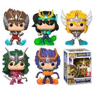 Funko Pop!Os Cavaleiros do Zodíaco-Phoenix Ikki,Cycnus Hyoga,Sagittarius Seiya,Dragon Shiryu,Pegasusseiya,Andromeda Shun